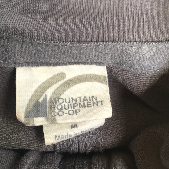 Grey MEC warmup jacket w small stain - Picture 2 of 6